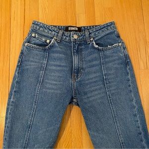 reformation high waisted seam jeans (TWO PAIRS AVAILABLE!)
